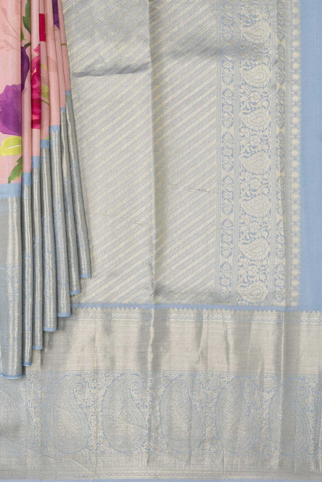 Pink Kanchipuram Silk Saree