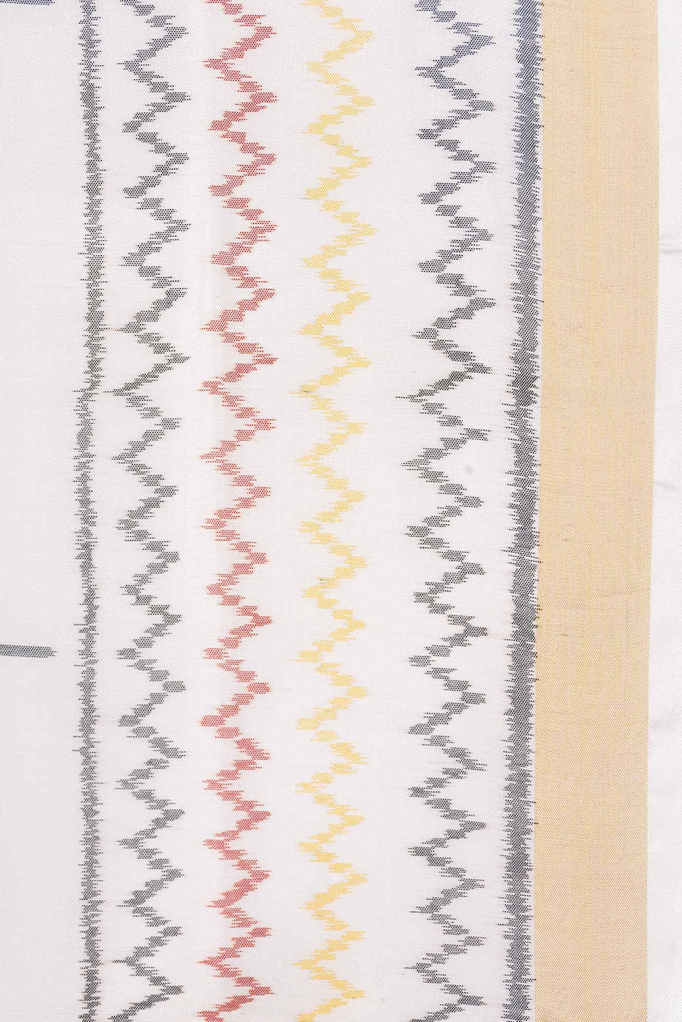 Rose Gold Rajkot Patola Silk Saree