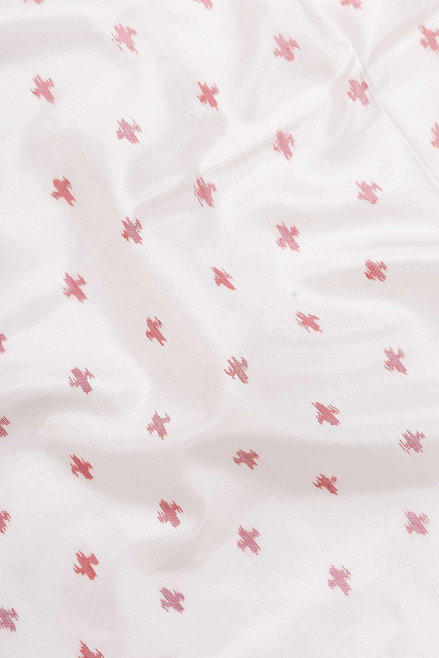 Rose Gold Rajkot Patola Silk Saree