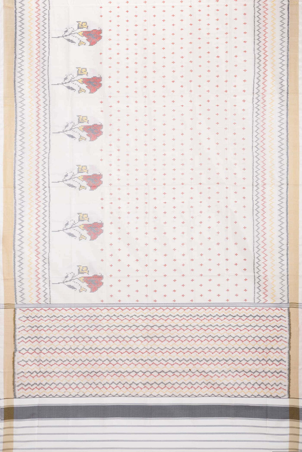 Rose Gold Rajkot Patola Silk Saree