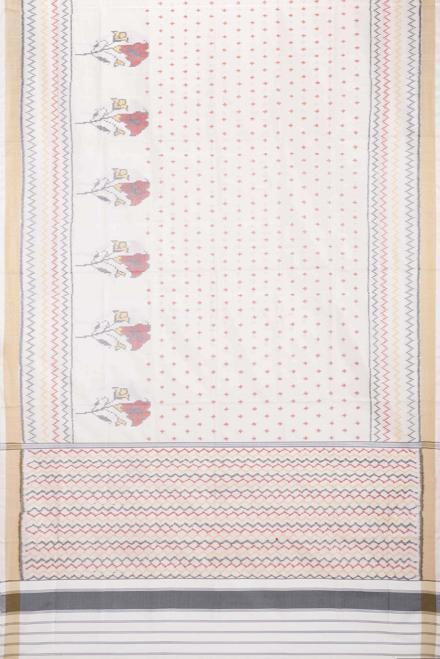 Rose Gold Rajkot Patola Silk Saree