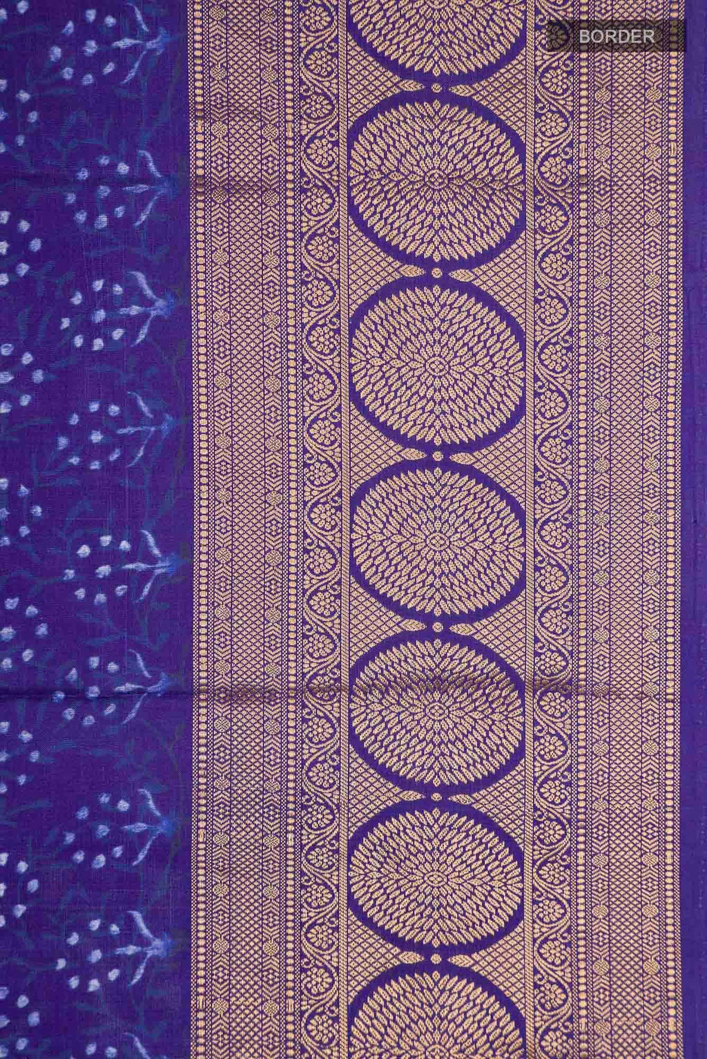 Lilac Printed Silk Saree
