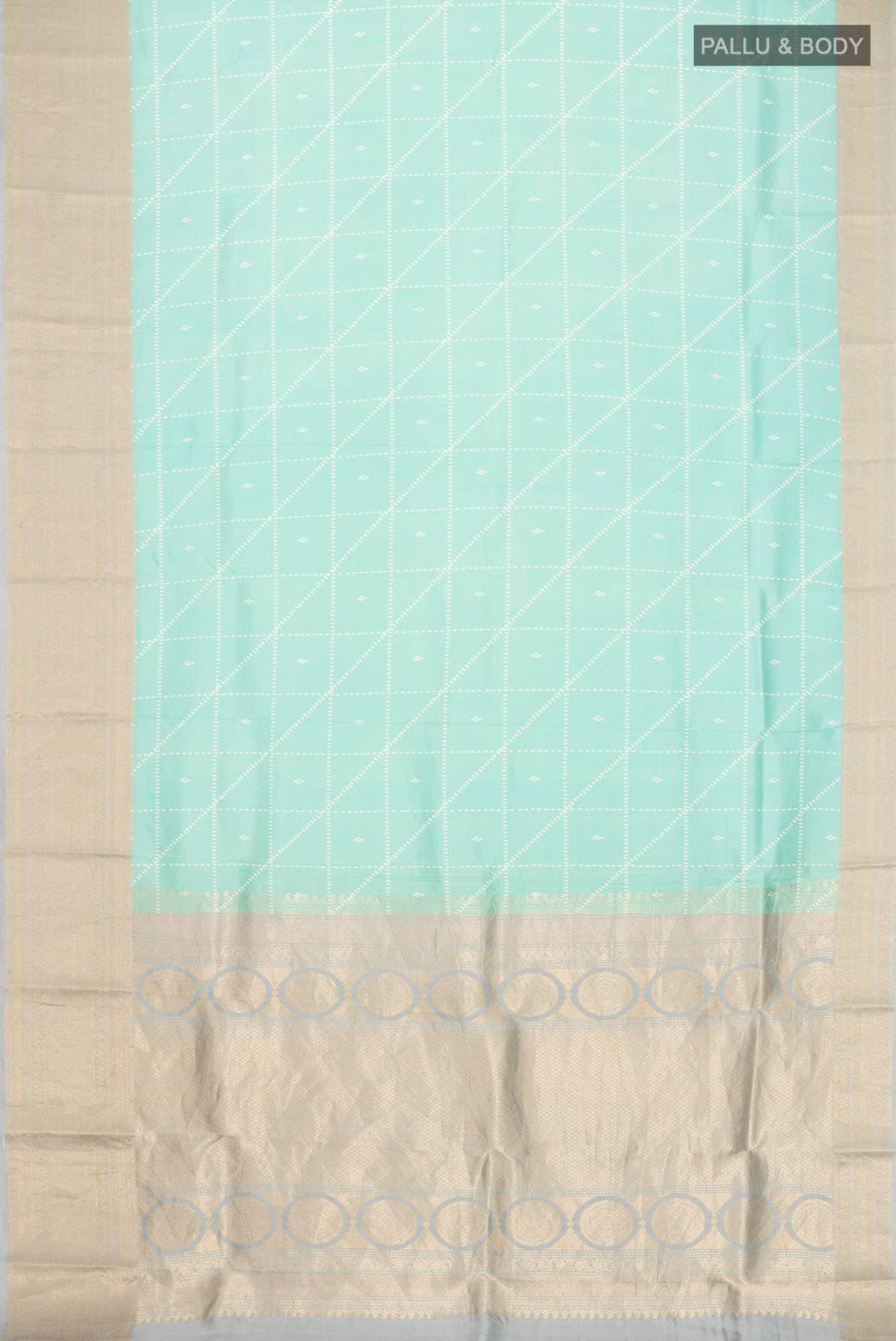Green Printed Silk Saree