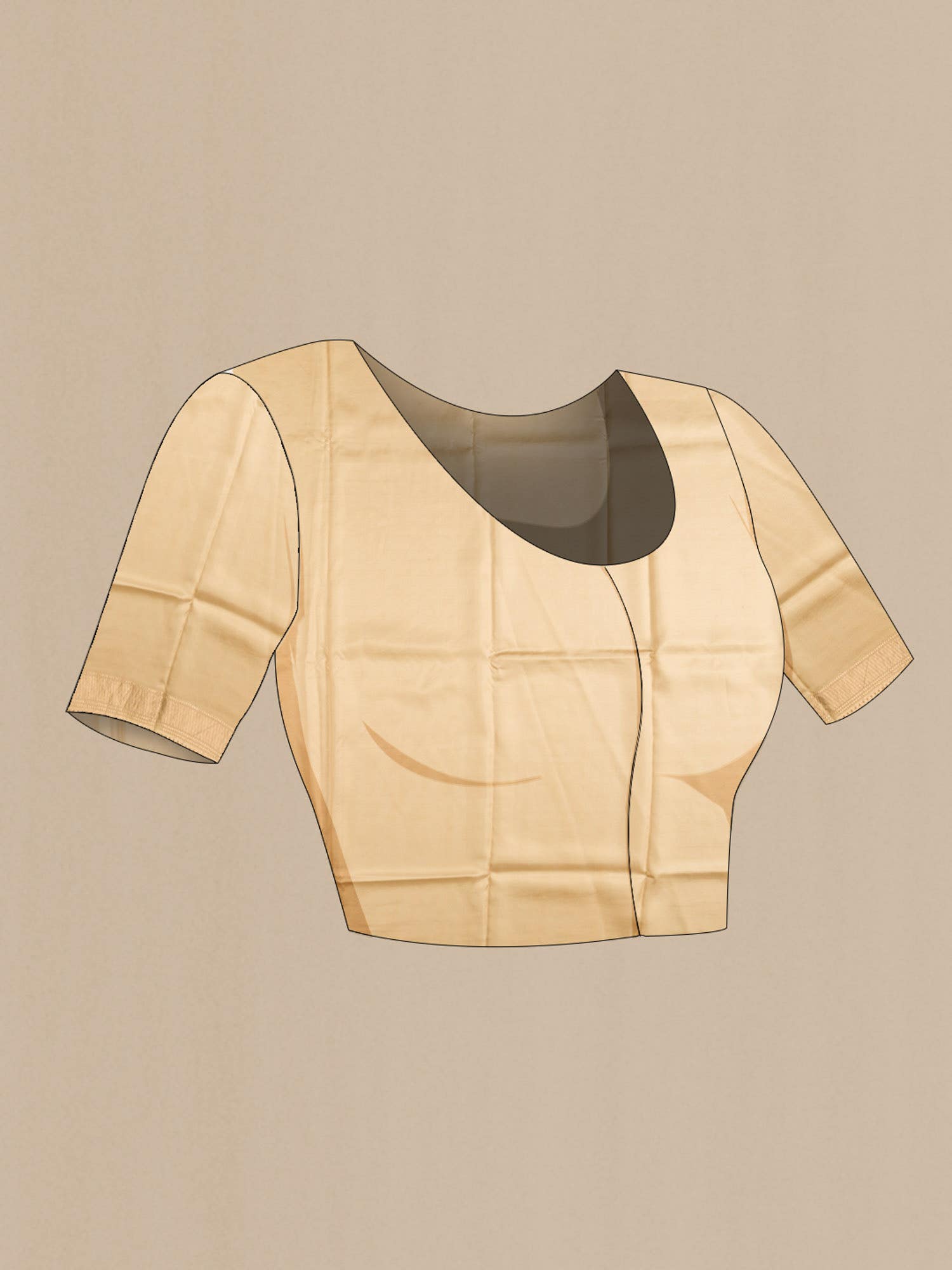 Red Printed Silk Saree