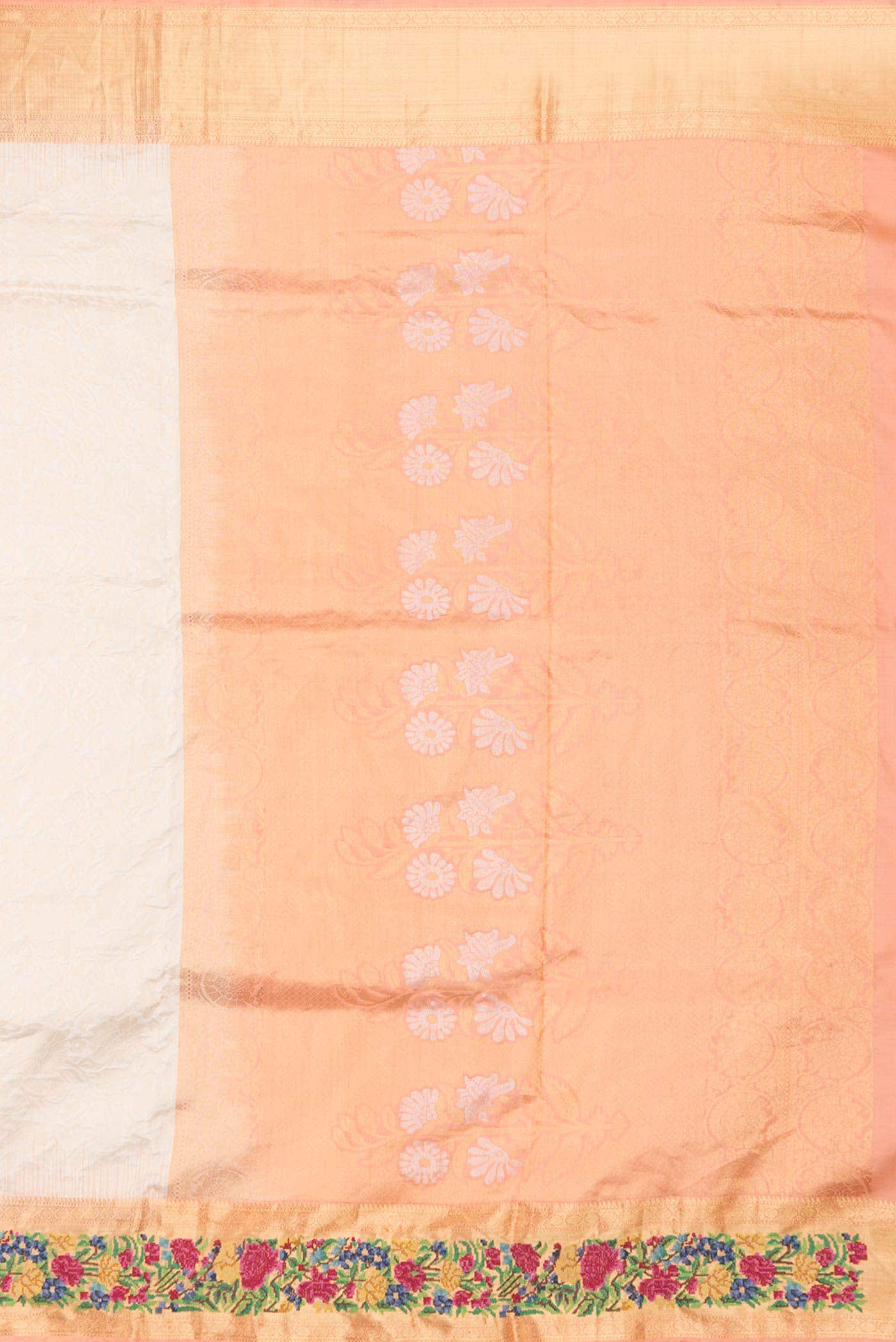 Sandal Dual Tone Kanchipuram Silk Saree