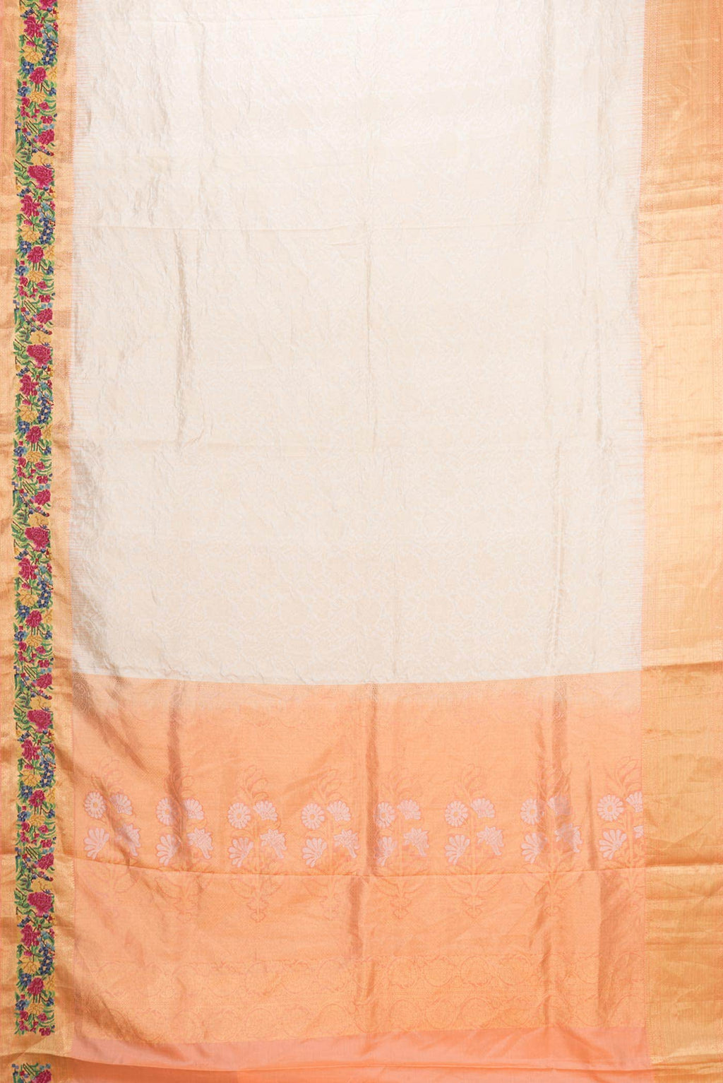 Sandal Dual Tone Kanchipuram Silk Saree