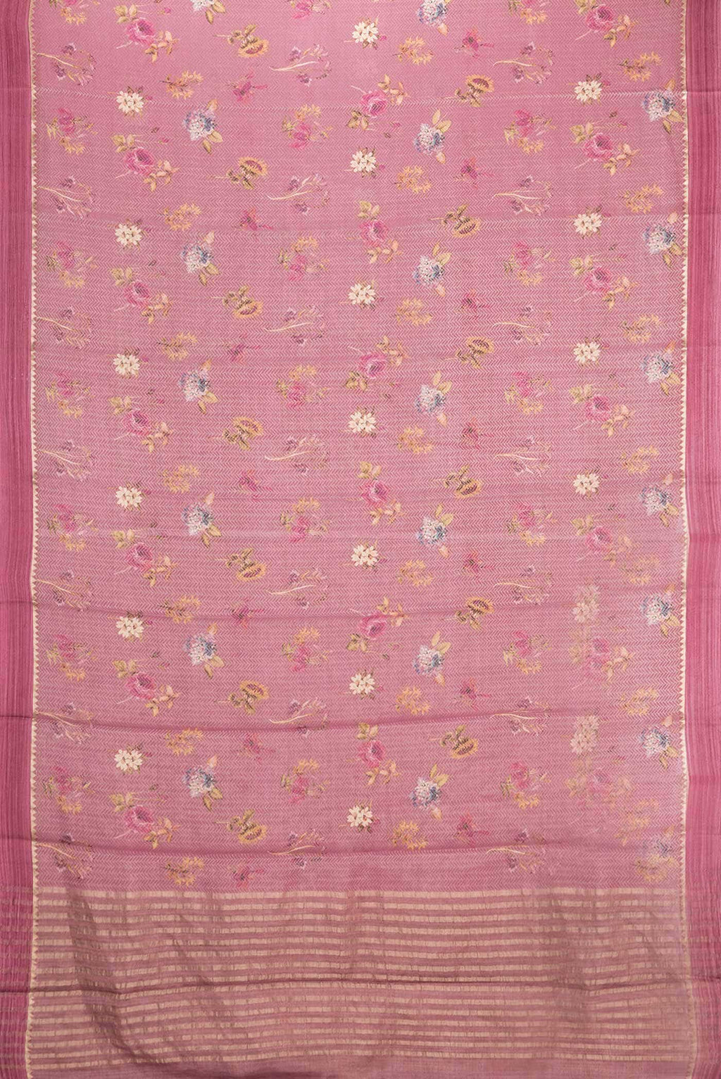 Mauve Dual Tone Mysore Georgette Saree