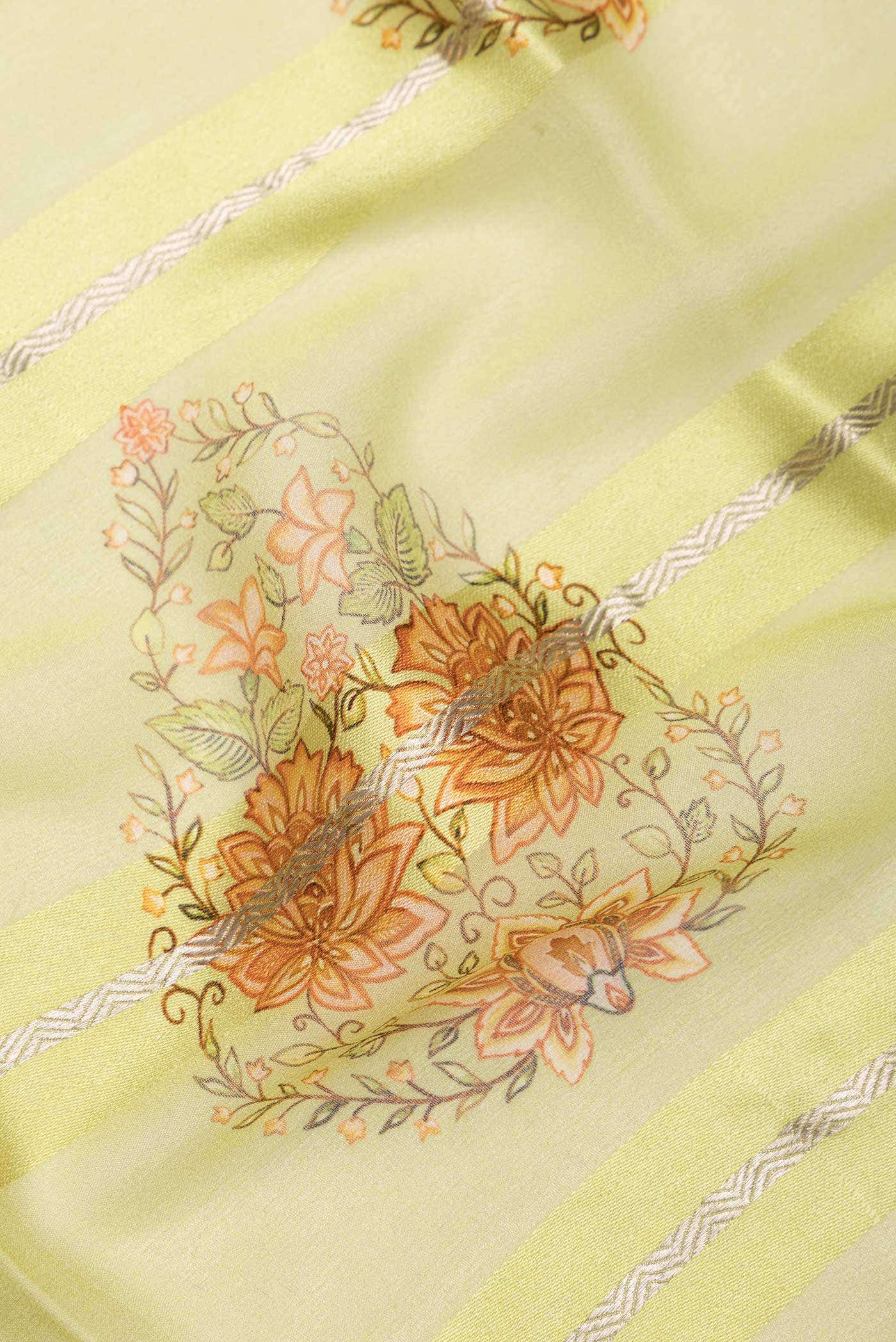 Pista Green Mysore Georgette Saree