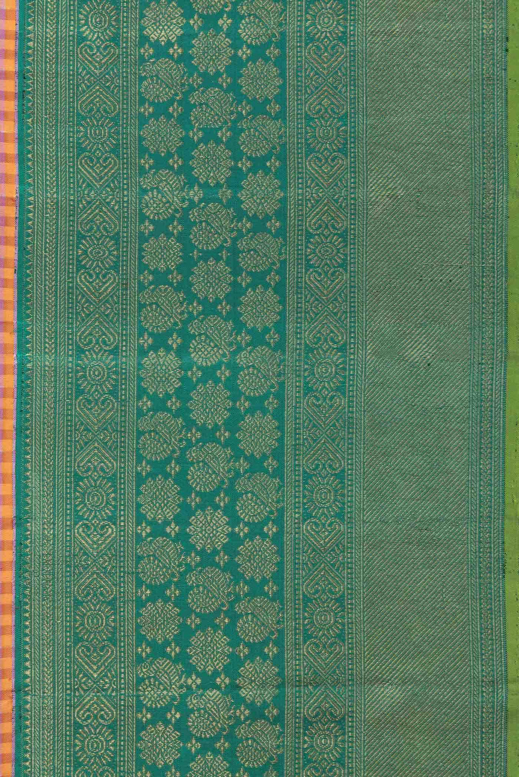 Pure Silk Pure Zari Multi Kanchipuram Saree
