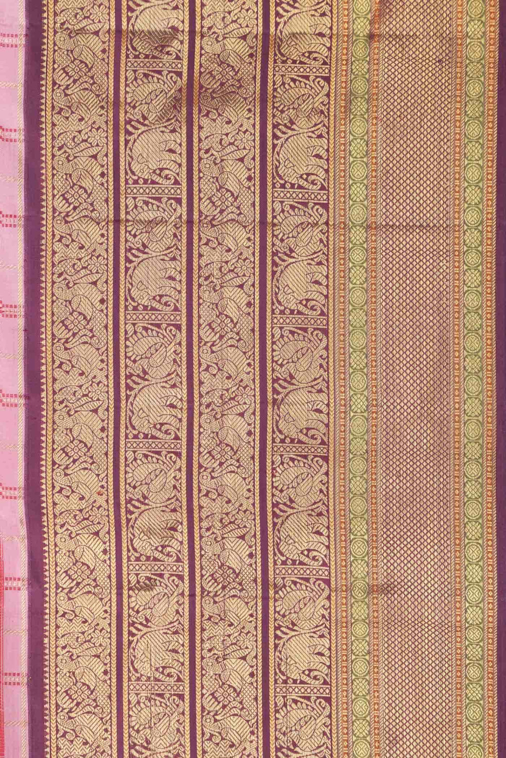 Pink Kanchipuram Silk Saree