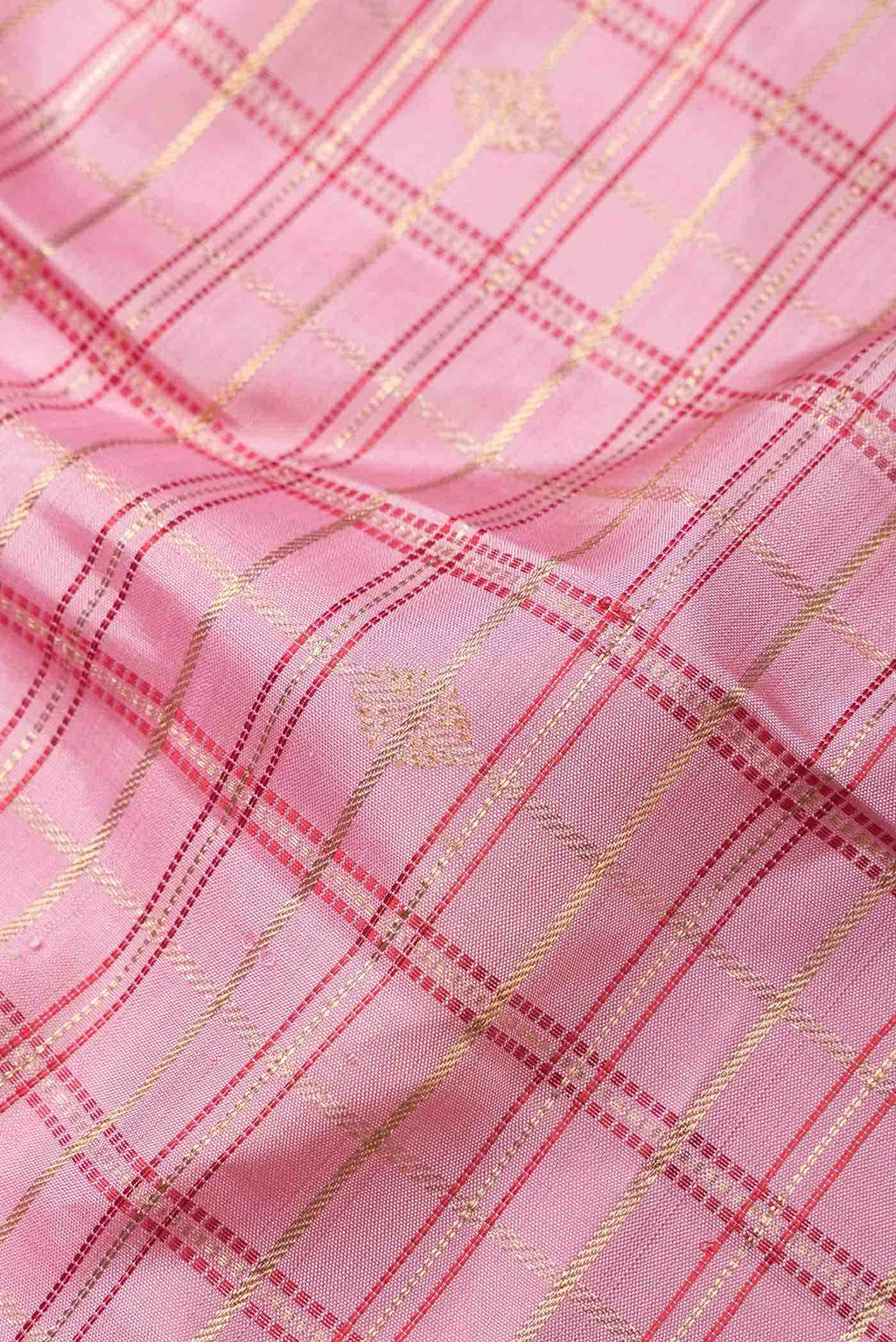Pink Kanchipuram Silk Saree