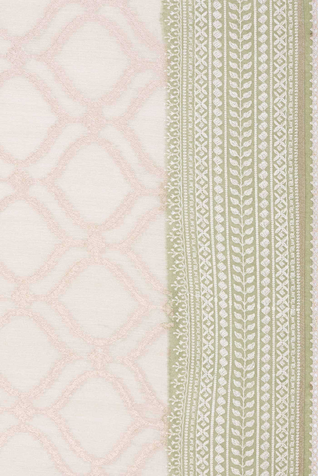 Beige Dual Tone Mysore Georgette Saree