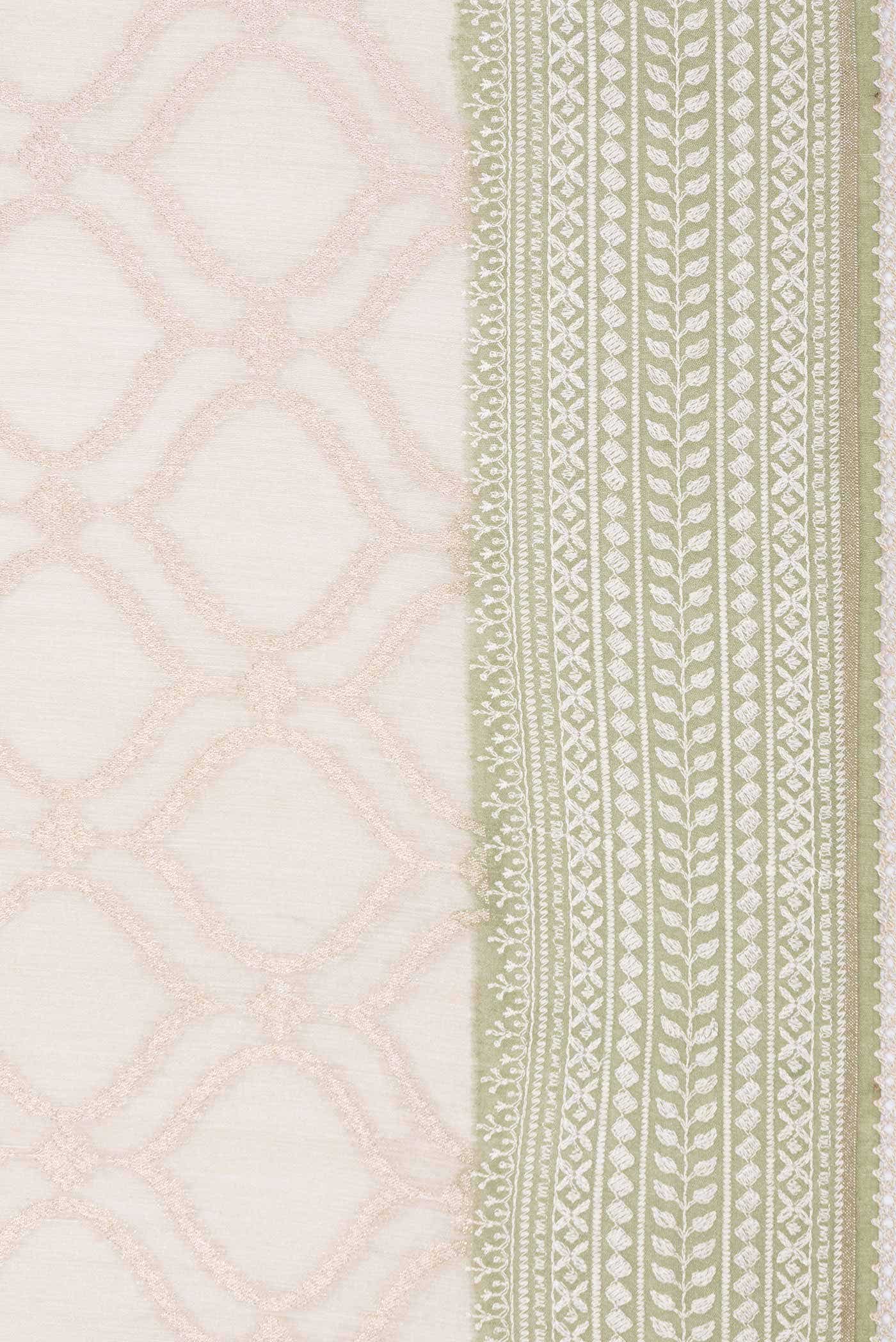 Beige Dual Tone Mysore Georgette Saree