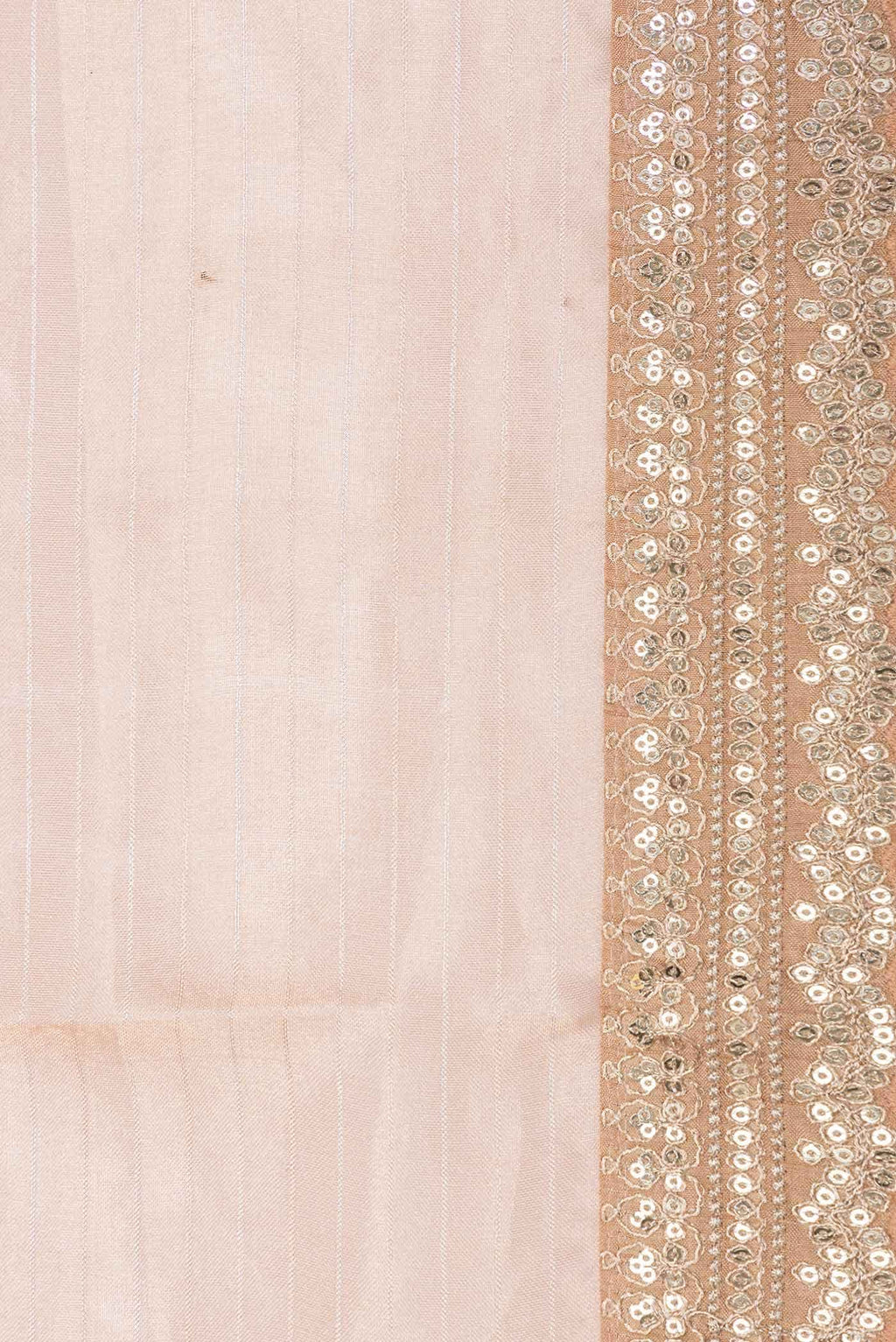 Peach Dual Tone Organza Silk Saree