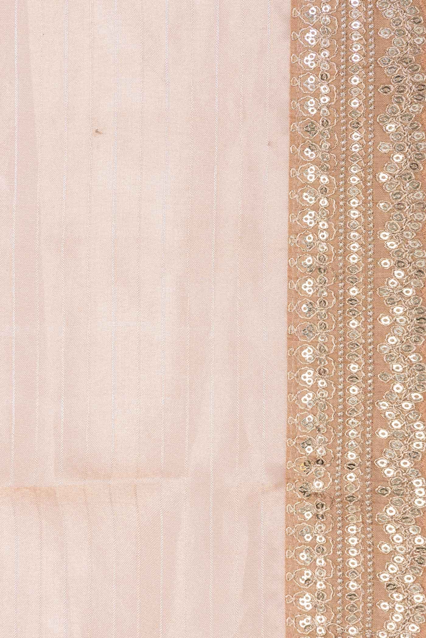 Peach Dual Tone Organza Silk Saree