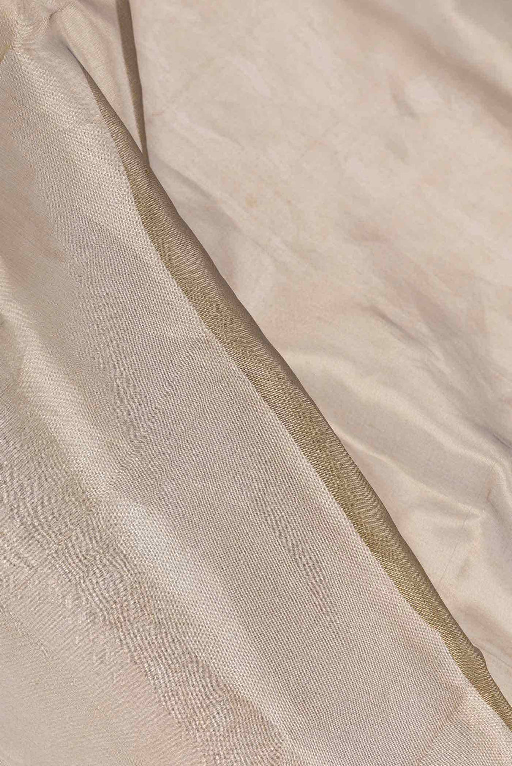 Gold Dual Tone Organza Silk Saree