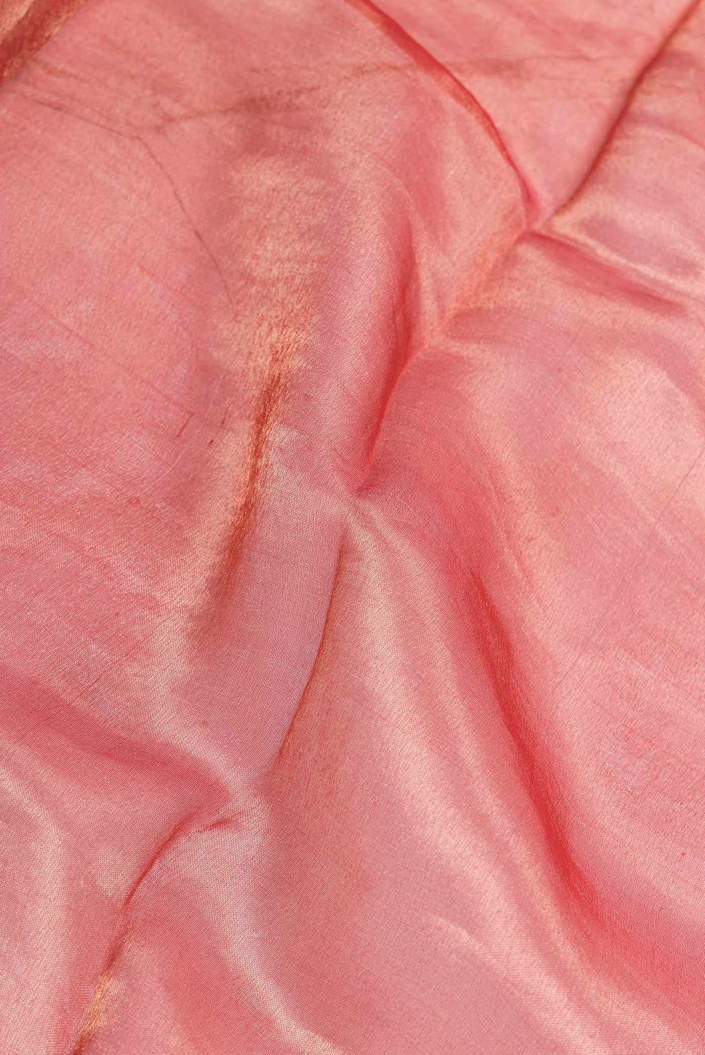Red Dual Tone Organza Silk Saree
