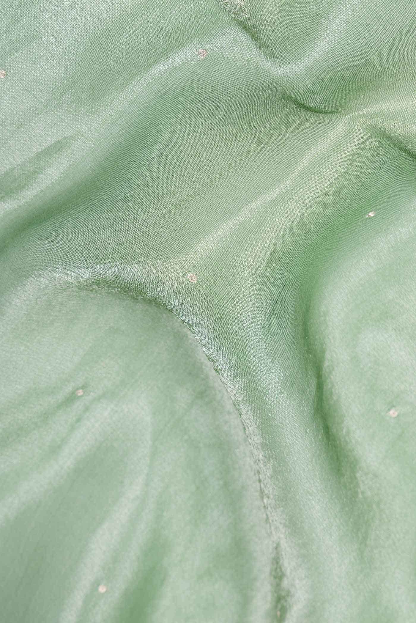 Green Dual Tone Organza Silk Saree