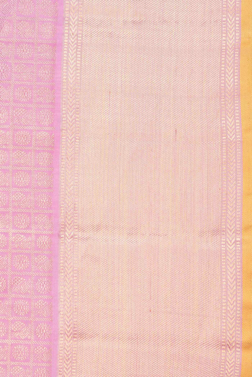 Pure Silk Pure Zari Pink Dual Tone Kanchipuram Saree