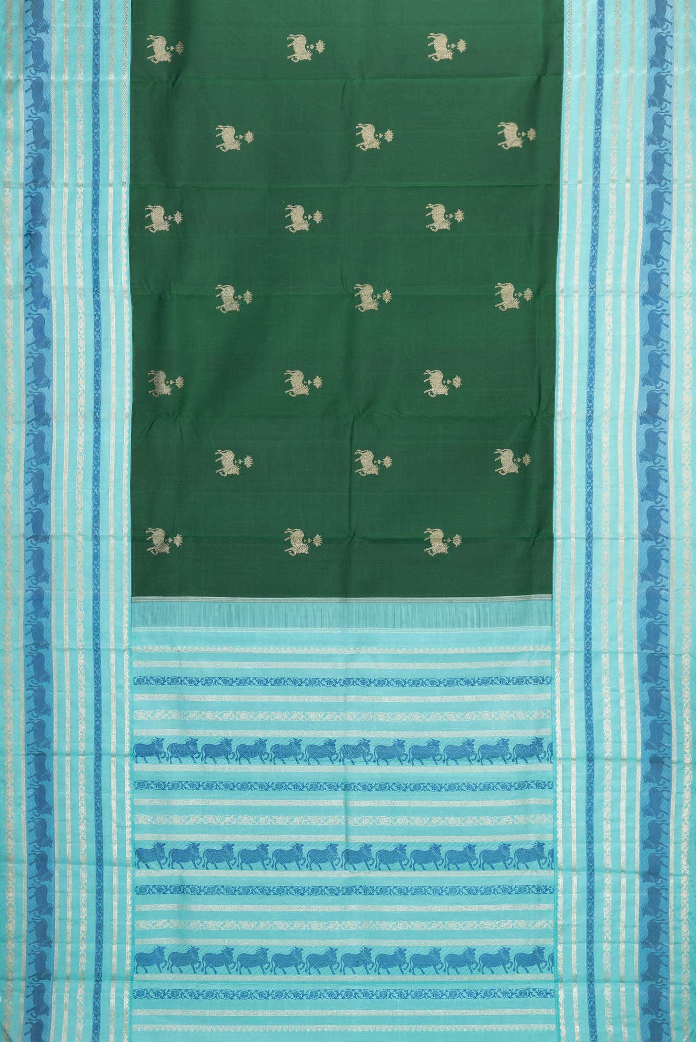 Green Kanchipuram Silk Saree