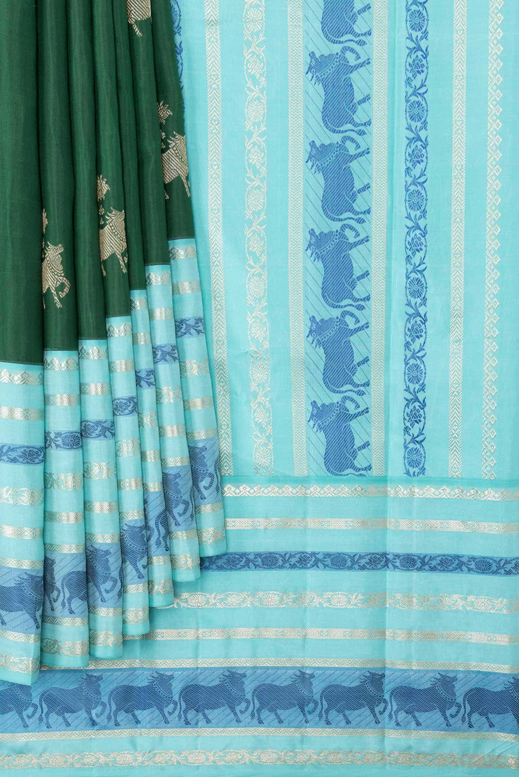 Green Kanchipuram Silk Saree