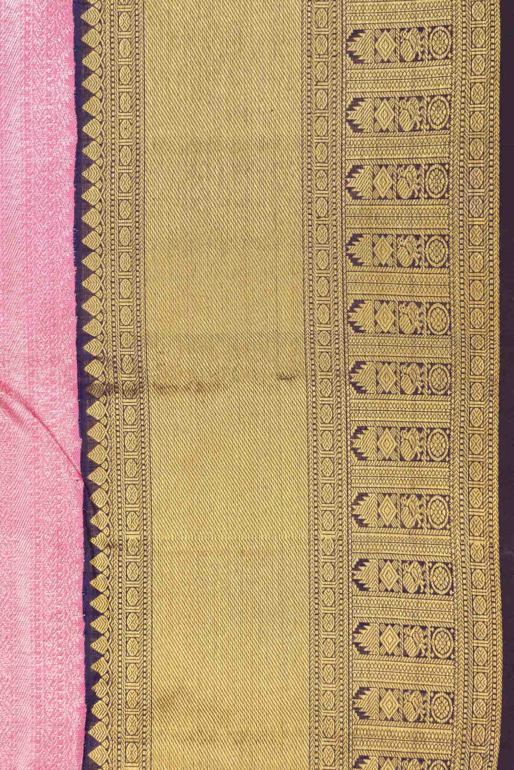 Pink Kanchipuram Silk Saree