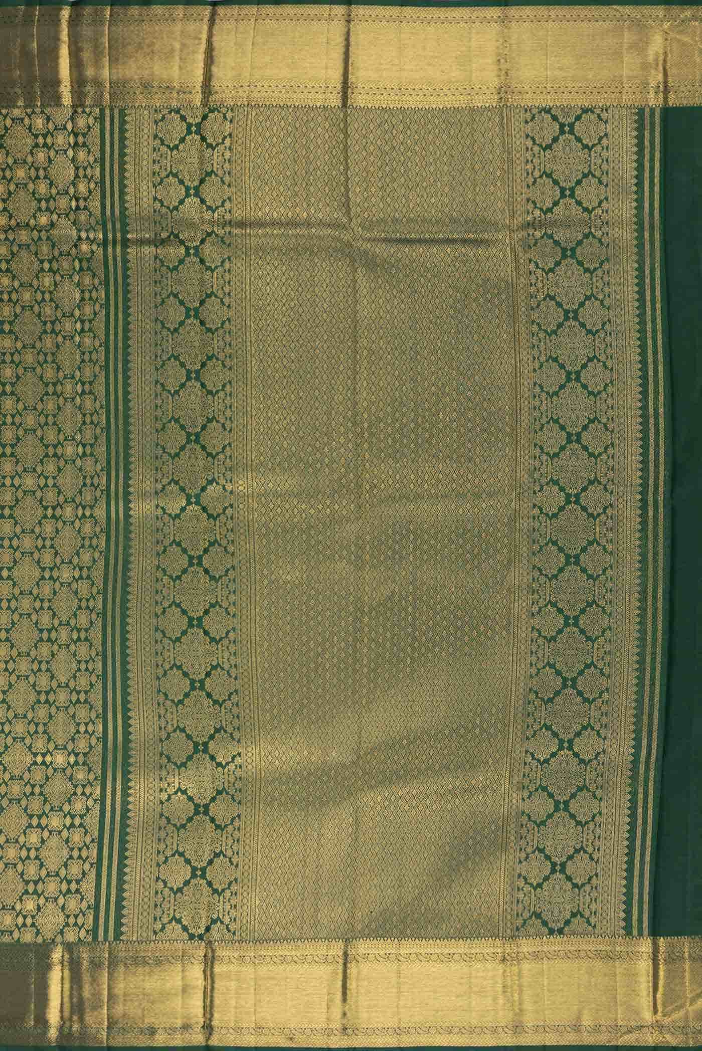 Green Dual Tone Kanchipuram Silk Saree