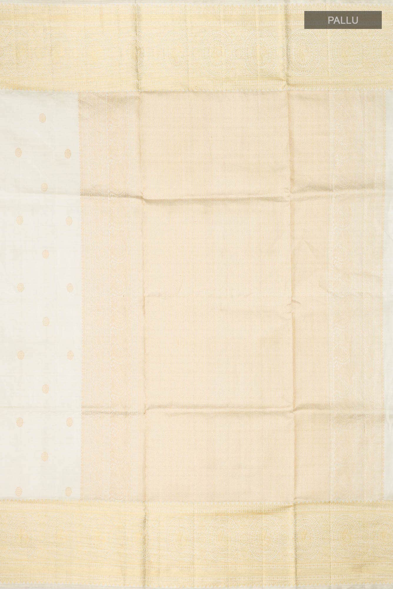 Silver Kanchipuram Tissue Silk Saree