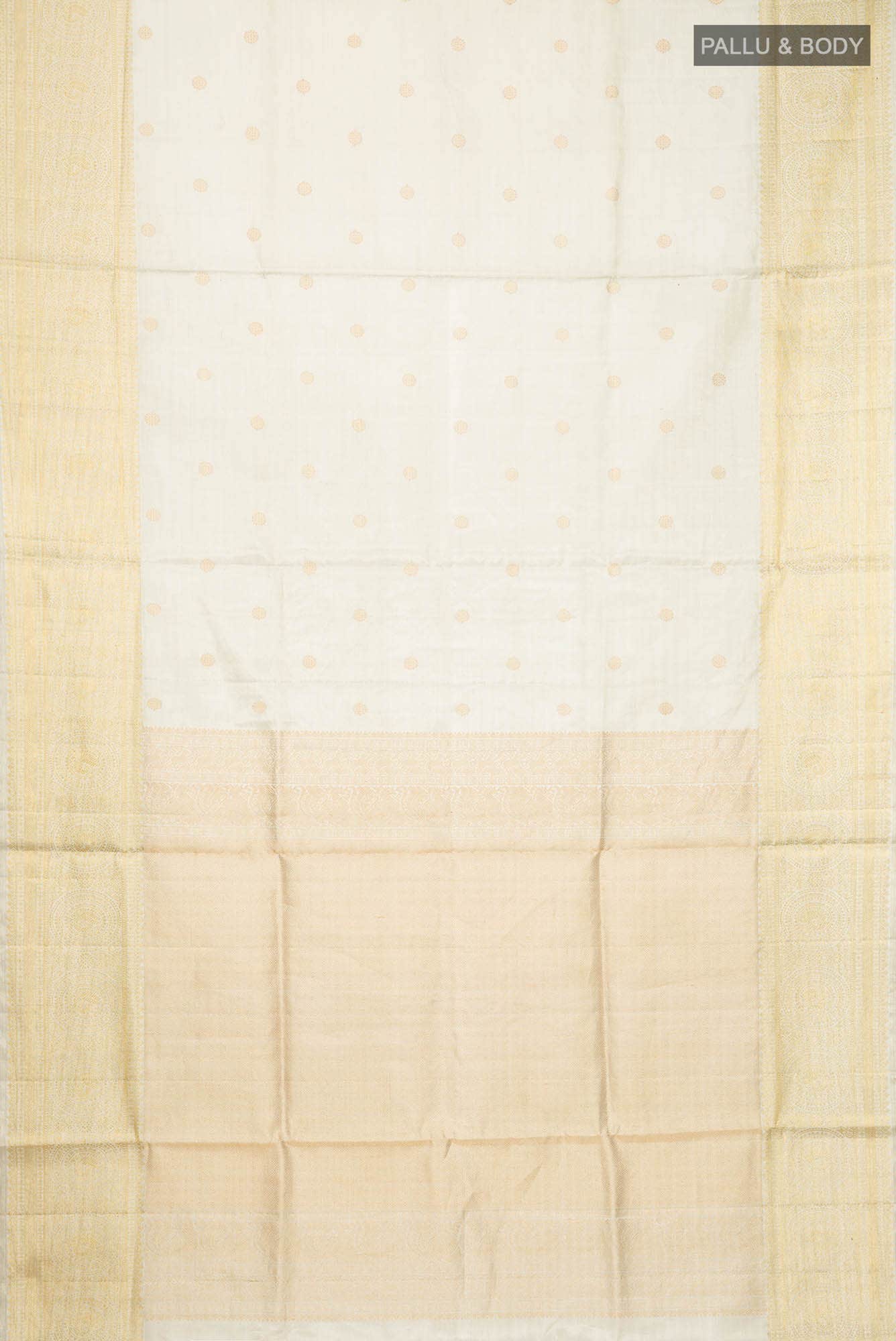 Silver Kanchipuram Tissue Silk Saree