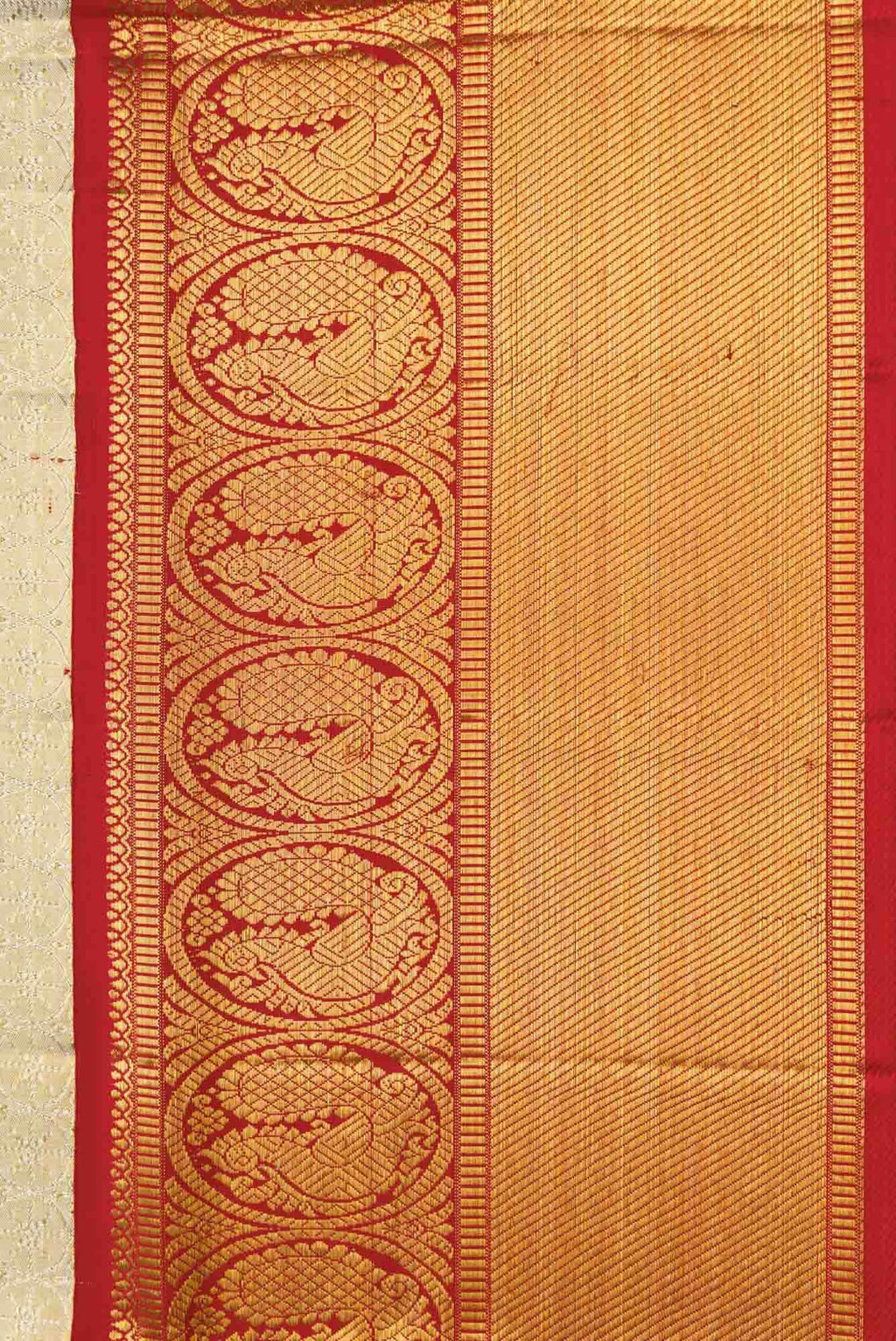 Sandal Dual Tone Kanchipuram Tissue Silk Saree