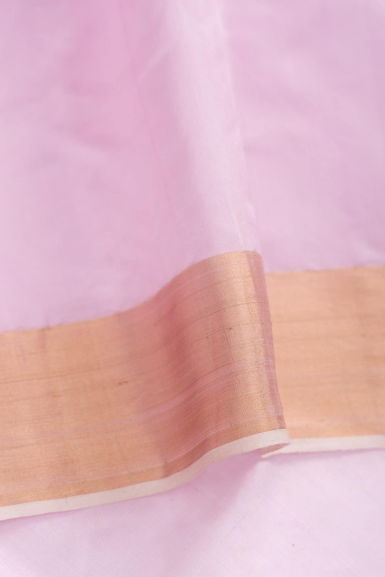 Lavender Dual Tone Chanderi Silk Saree