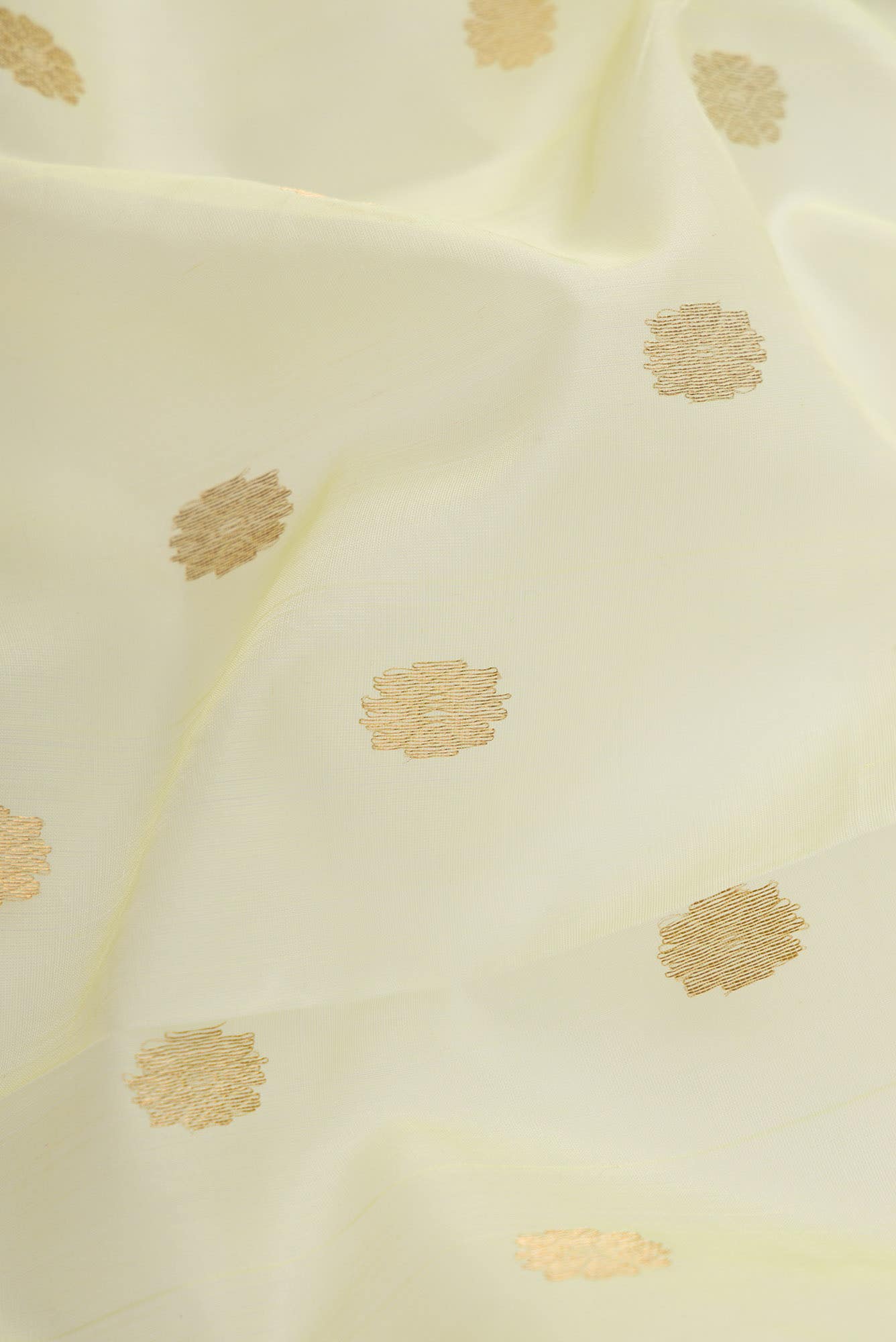 Lemon Yellow Dual Tone Chanderi Silk Saree