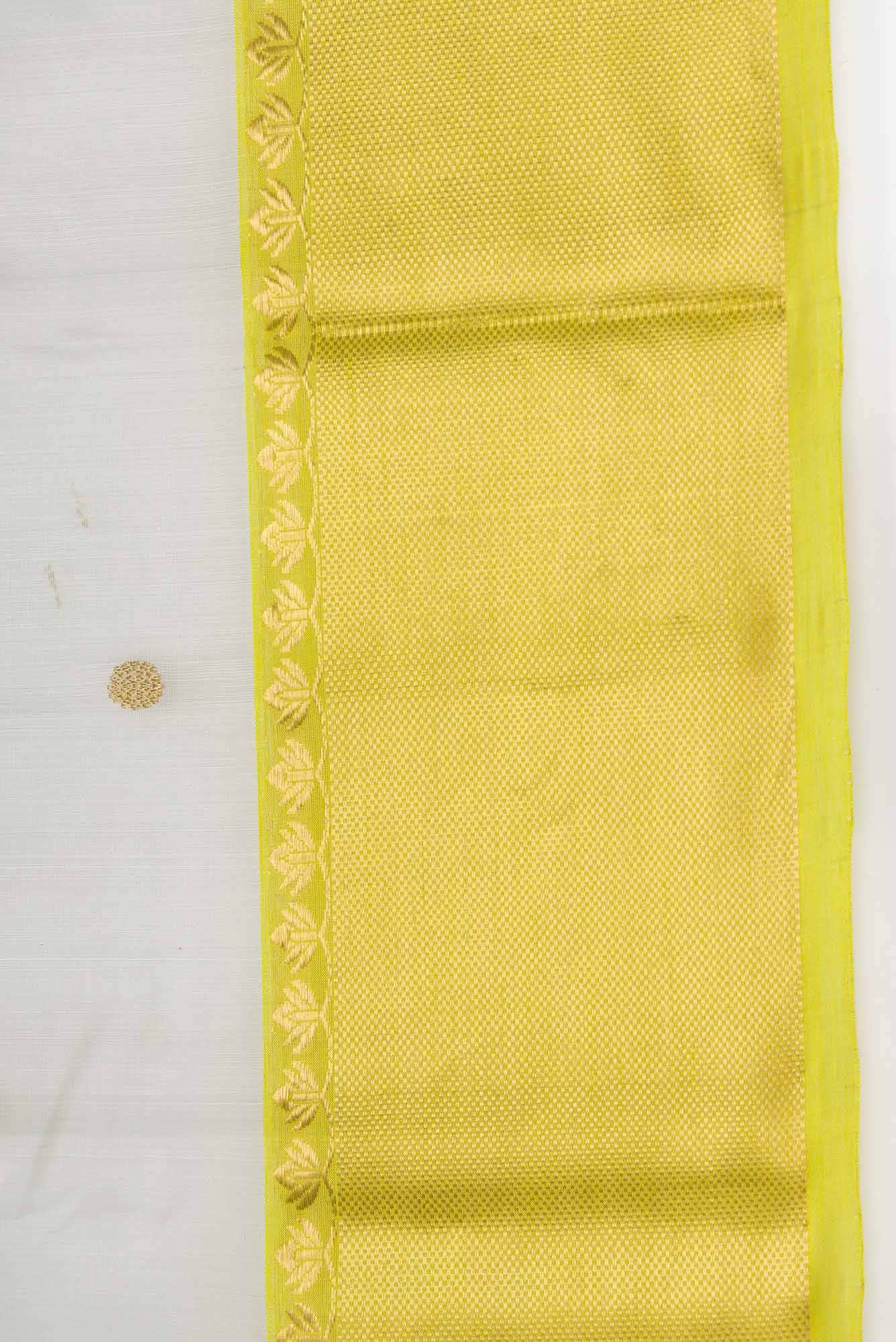 Grey Dual Tone Chanderi Silk Saree
