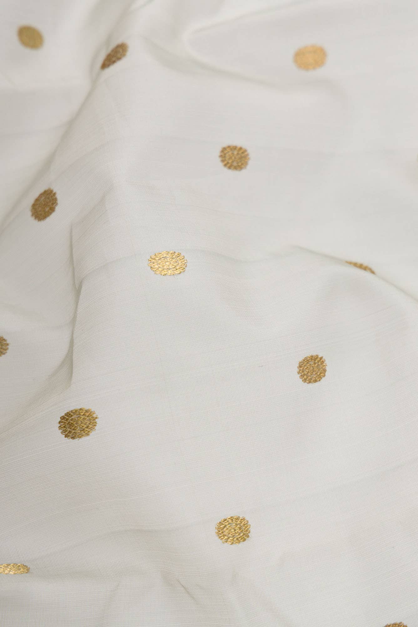 Grey Dual Tone Chanderi Silk Saree