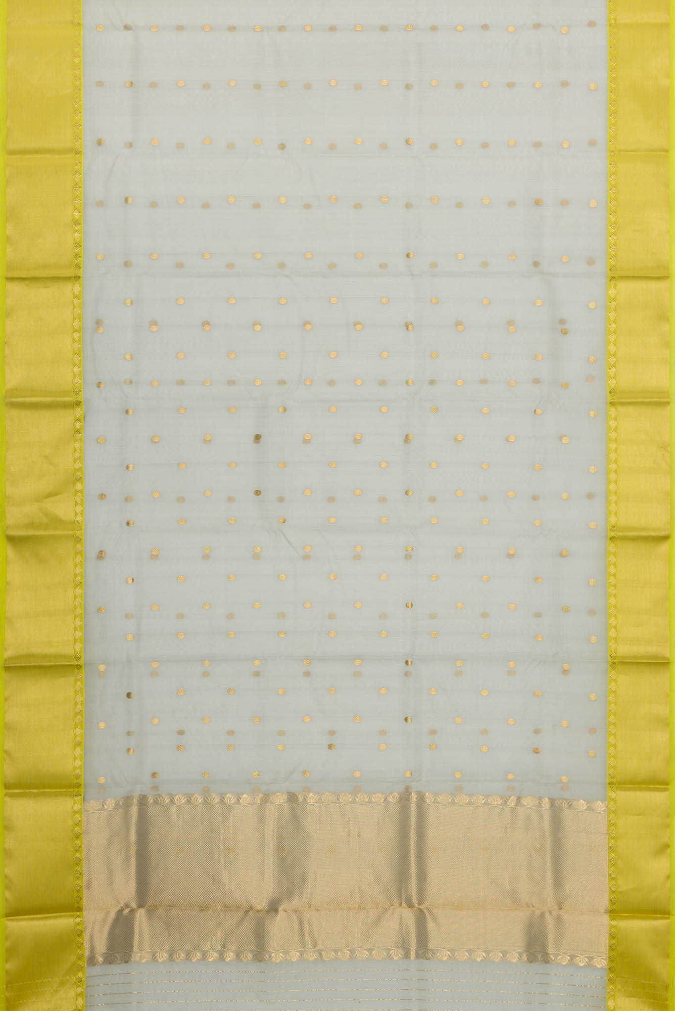 Grey Dual Tone Chanderi Silk Saree