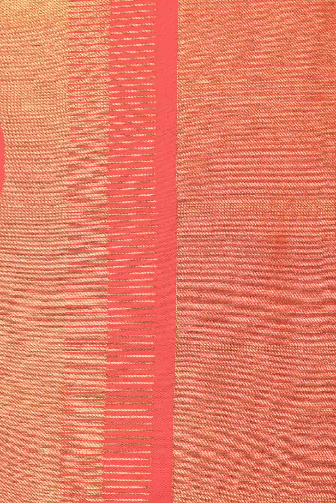Red Dual Tone Kanchipuram Silk Saree