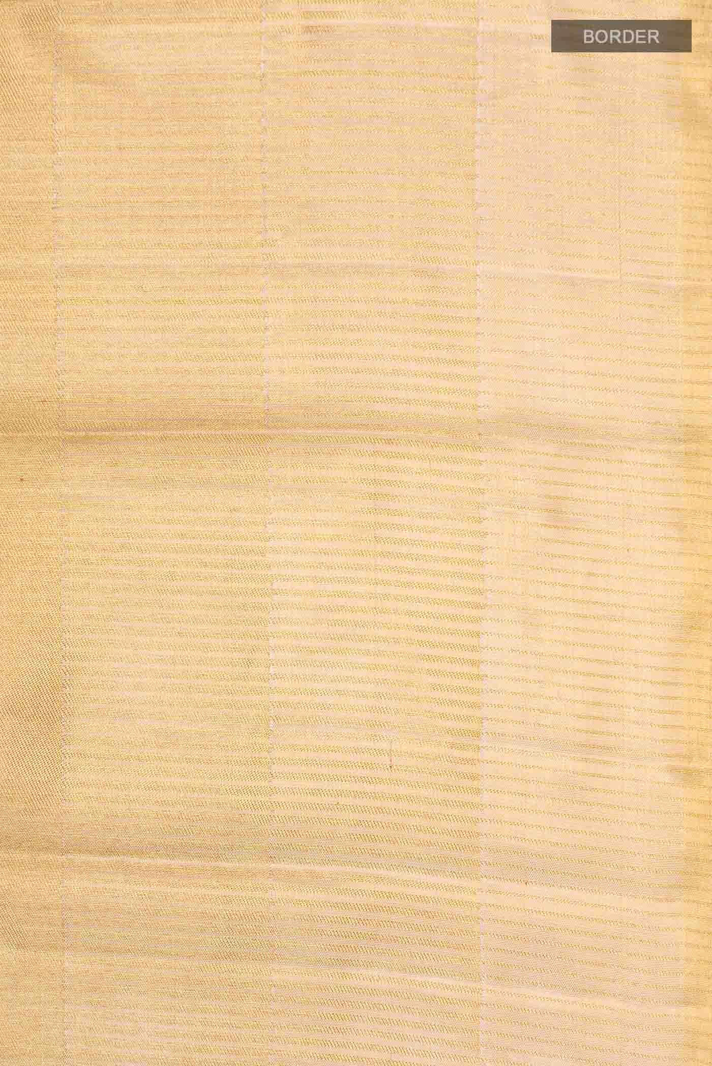Golden Kanchipuram Tissue Silk Saree