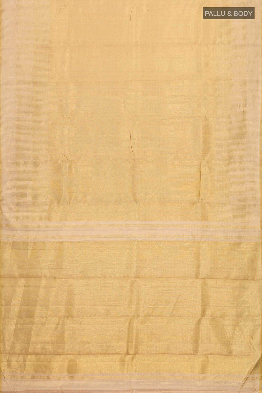 Golden Kanchipuram Tissue Silk Saree