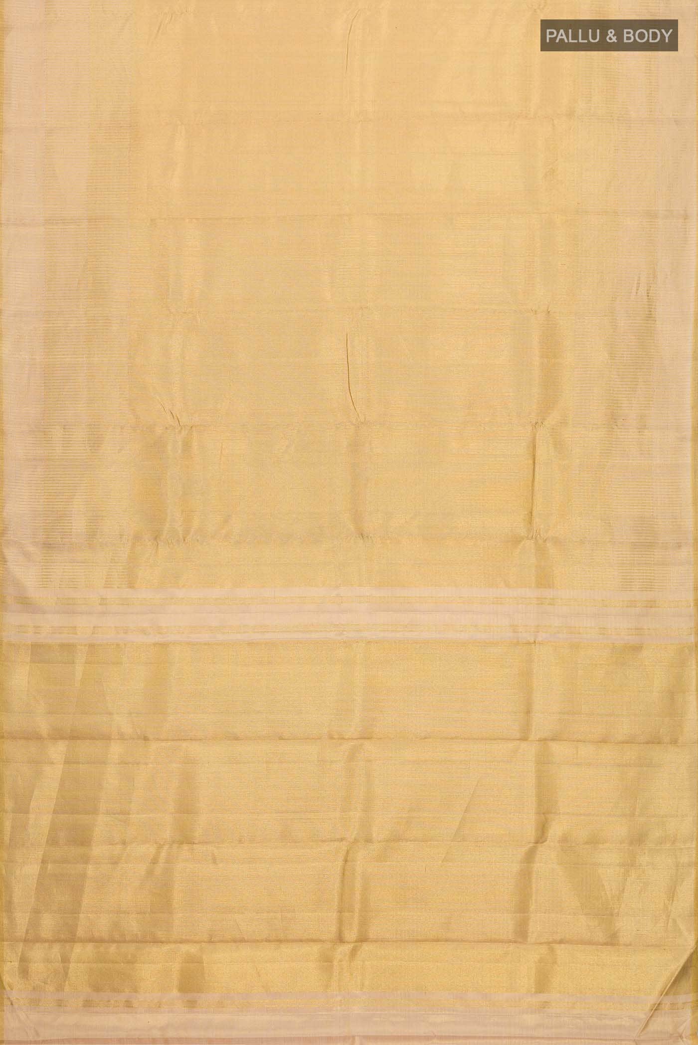Golden Kanchipuram Tissue Silk Saree