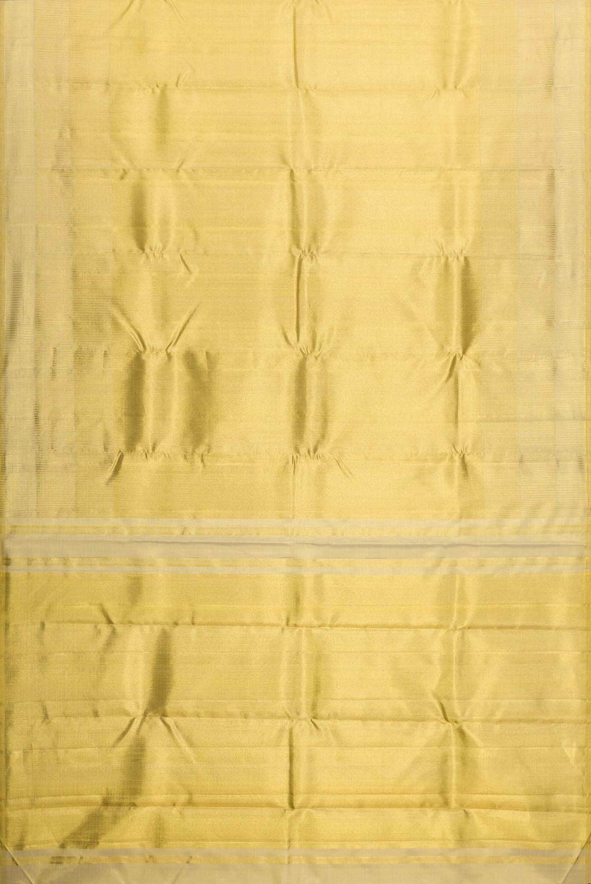 Gold Dual Tone Kanjivaram Tissue Silk Saree