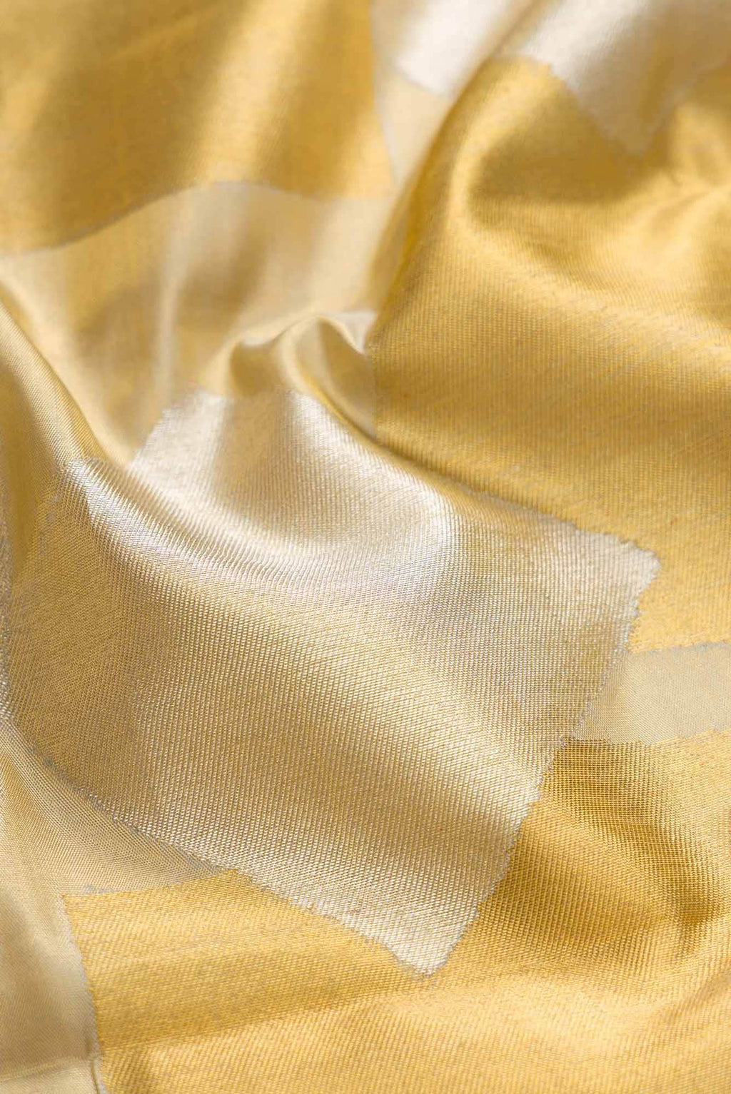 Gold Dual Tone Kanchipuram Tissue Silk Saree