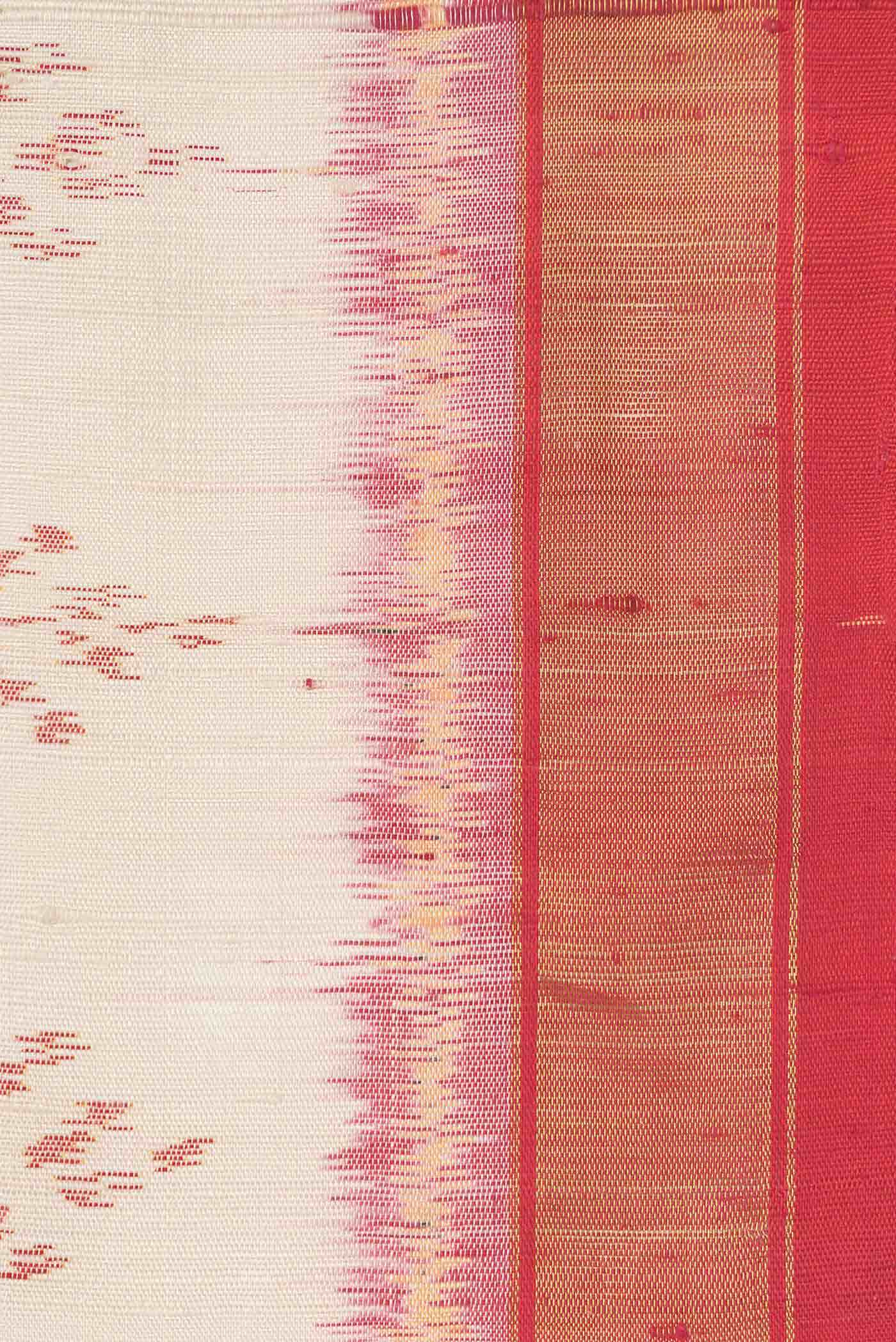Beige Rajkot Patola Silk Saree