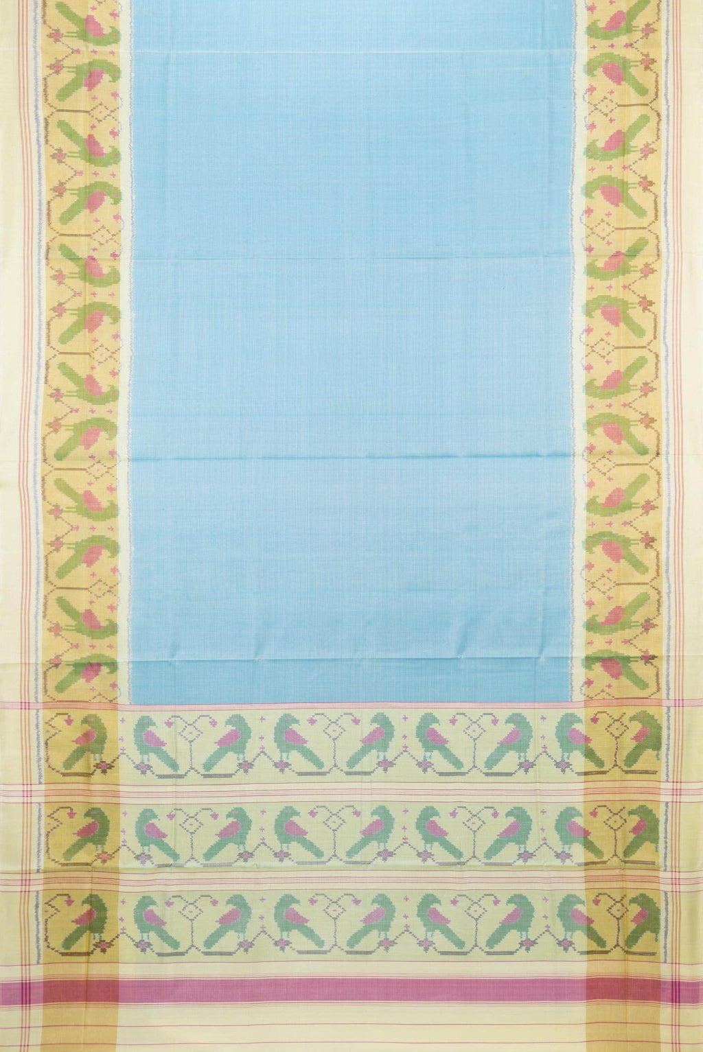 Blue Rajkot Patola Silk Saree
