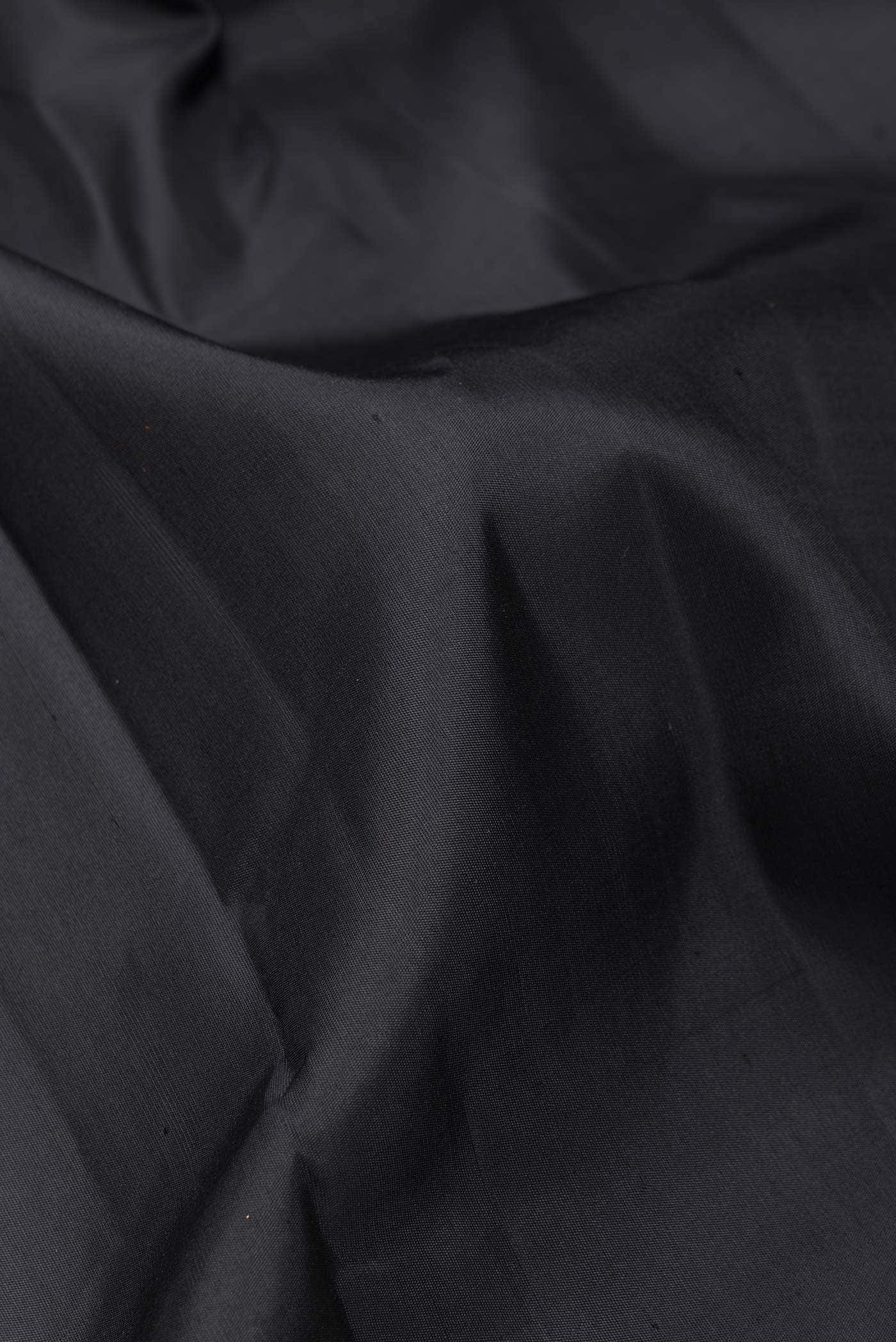 Pure Silk Pure Zari Black Kanchipuram Saree