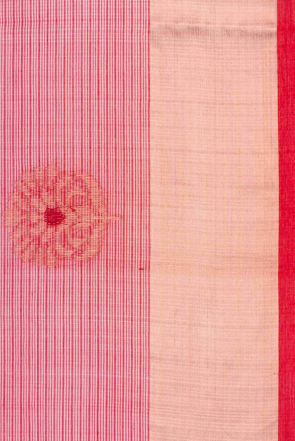 Red Dual Tone Kota Silk Saree