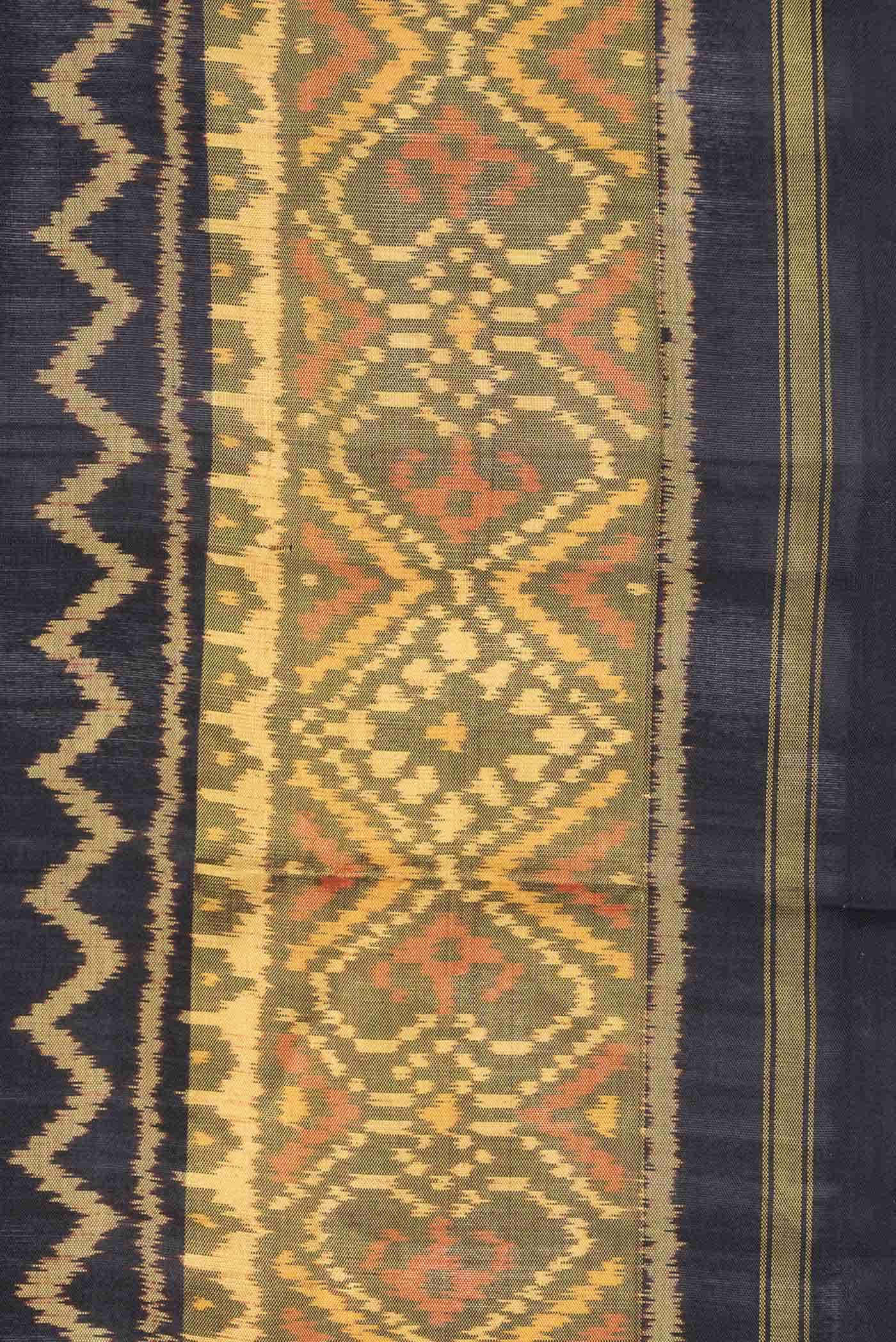 Black Rajkot Patola Silk Saree