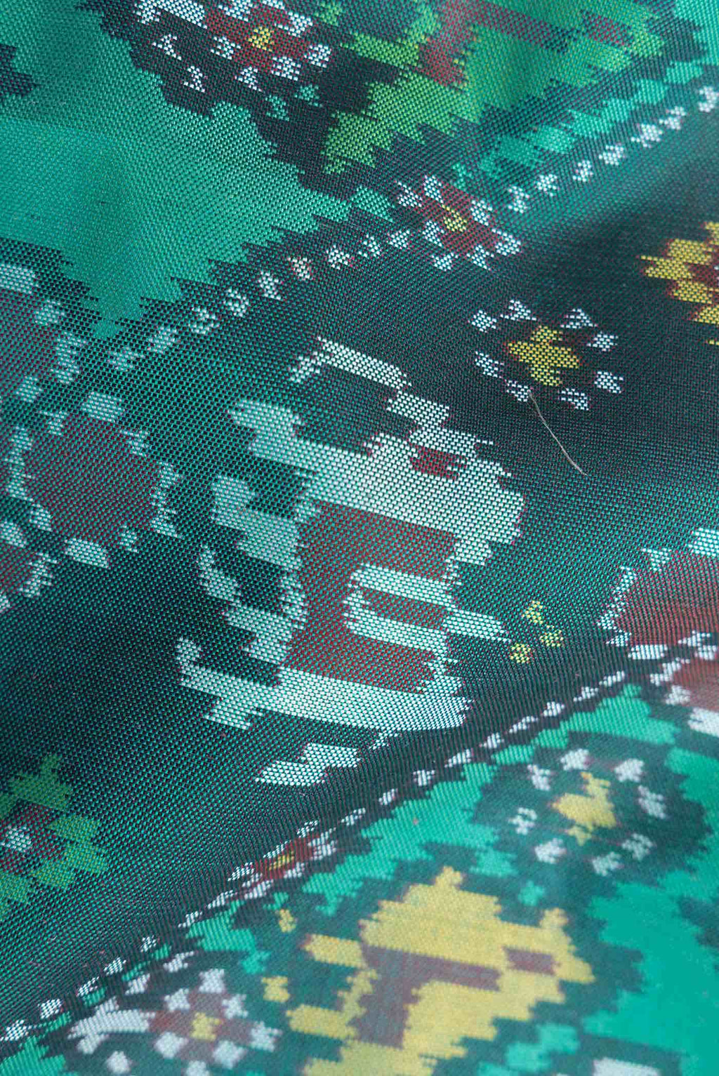 Green Dual Tone Rajkot Patola Silk Saree