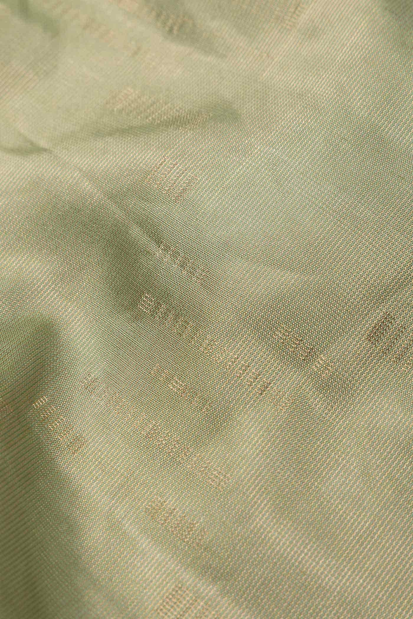 Green Dual Tone Soft Silk Saree