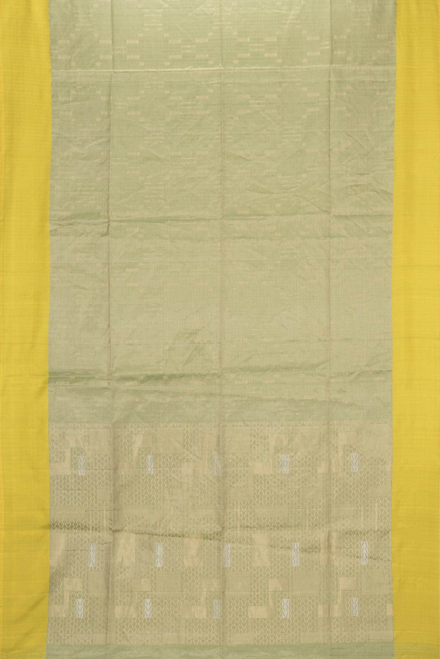 Green Dual Tone Soft Silk Saree