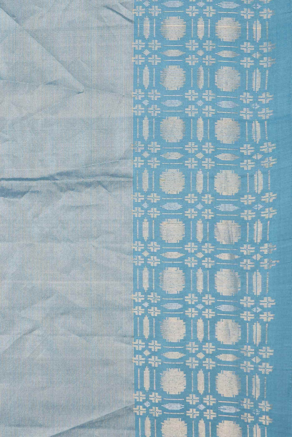 Sky Blue Dual Tone Soft Silk Saree